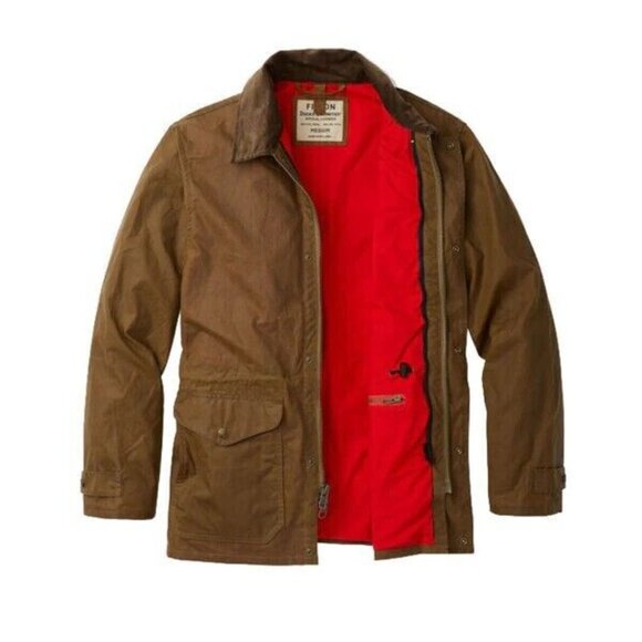 FILSON Ducks Unlimited Mens 3XL Cover Cloth Mile Marker Coat/Jacket Tan NEW $395 - Picture 5 of 12